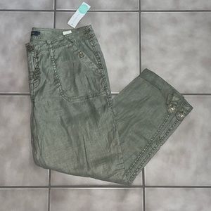 Level 99 vinnie straight leg tencel linen cargo utility pants 32 / 14 stitch fix
